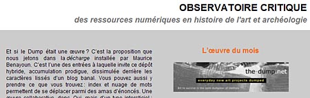 l'oeuvre du moi